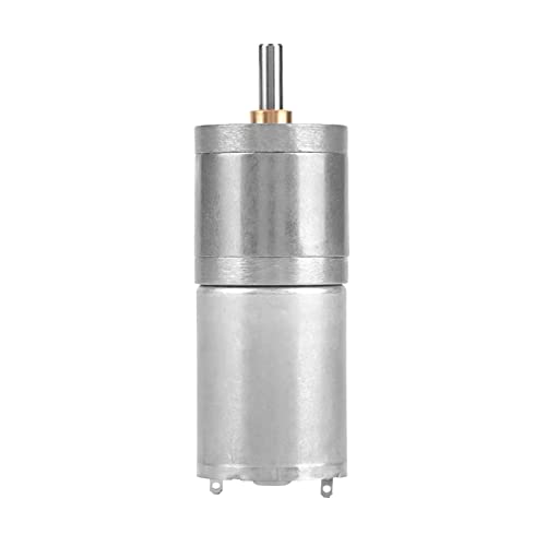 1 Stück DC 12 V 25GA-370 Getriebemotor 25 mm niedriger Drehzahl-Metallgetriebemotor für elektronisches Schloss, elektrischer Vorhang, elektrische Tür (12V 1000RPM) von Sluffs