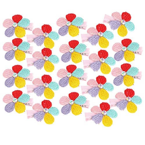 Sluffs 20PCS Polyester Colorful Pet Petal Hairpin Headwear Decoration Accessory for Cats Dogs, Dog Cat Puppy Hair Accessories for Dog Cat Puppy Pet, Colorful Dots Sluffs 20PCS Polyester Colorful Pet Petal Hairpin Headwear Decoration Accessory for Cats Dogs, Dog Cat Puppy Hair Accessories for Dog Cat Puppy Pet, Colorful Dots von Sluffs