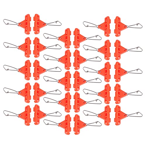 Sluffs Gear Zip Slider Boom, Sinker Slides, 30 Stück, Professionelle Zips Slider Booms Für Boots- Und Meeresangelanlagen von Sluffs