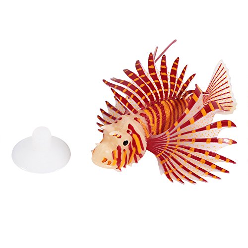 Sluffs Künstliche Leuchtende Fische Rotfeuerfische Leuchtende Aquarien Künstliche Fische Landschaftsdekoration Leuchtende Simulation Tierornamente(Rot) von Sluffs