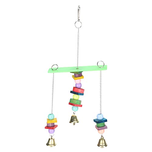Sluffs Pet Bird Swing Chew Toy Hanging Cage Multicolored Acrylic Wooden for Small Medium Parrots for Budgerigar, Parakeet, Conure, Cockatiel, Mynah, Love Birds, Finches Sluffs Pet Bird Swing Chew Toy Hanging Cage Multicolored Acrylic Wooden for Small Medium Parrots for Budgerigar, Parakeet, Conure, Cockatiel, Mynah, Love Birds, Finches von Sluffs