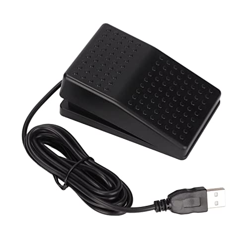 USB Foot Switch Keyboard Pedal,HID Programmable Computer Keyboard Mouse,High Sensitivity Mechanical Programmable Single Foot Switch Pedal with 2m Cable for Computer von Sluffs