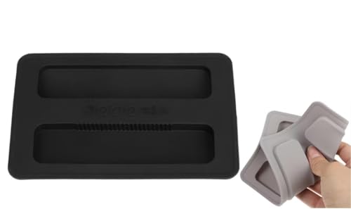 Schwarze Toaster-Geräteabdeckung, Silikondeckel, Toaster-Abdeckung, Brotmaschinen-Abdeckung für Sandwich-Maschinenteil, Zubehör, Abdeckung für Toaster, 1,2 cm Schwarze Toaster-Geräteabdeckung, Silikondeckel, Toaster-Abdeckung, Brotmaschinen-Abdeckung für Sandwich-Maschinenteil, Zubehör, Abdeckung für Toaster, 1,2 cm von Sluswallow