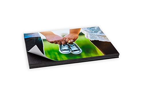 Foto Magnet 10er Set in verschiedenen Größen | Kühlschrankmagnet | Magnetfoto | Magnetpinwand | Magnetische Bilderrahmen, Fotocollage | Klebemagnet, Fotopapier (Normalbild (Oversize 10,2 x 15,2 mm) von Smagnon