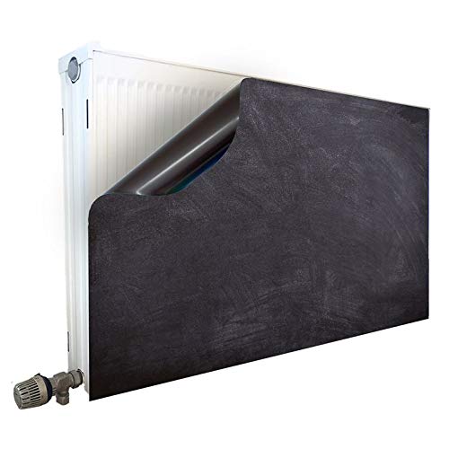 Smagnon Magnet Heizkörperverkleidung Heizkörperabdeckung Heizung Schutz Motiv Black_Schiefer, Heizkörper Höhe:60 cm, Heizkörper Länge:70 cm von Smagnon