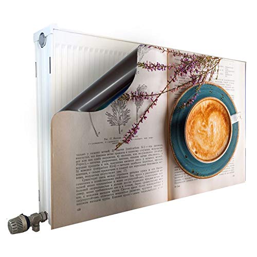 Smagnon Magnet Heizkörperverkleidung Heizkörperabdeckung Heizung Schutz Motiv Book, Heizkörper Höhe:50 cm, Heizkörper Länge:120 cm von Smagnon