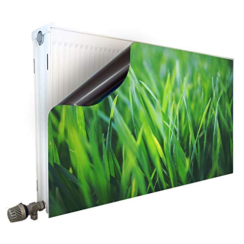 Smagnon Magnet Heizkörperverkleidung Heizkörperabdeckung Heizung Schutz Motiv Gras, Heizkörper Höhe:30 cm, Heizkörper Länge:100 cm von Smagnon