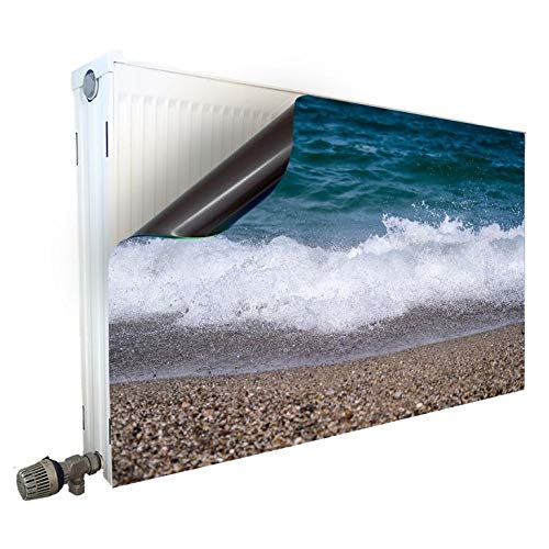 Smagnon Magnet Heizkörperverkleidung Heizkörperabdeckung Heizung Schutz Motiv Kiesel-Strand, Heizkörper Höhe:60 cm, Heizkörper Länge:130 cm von Smagnon