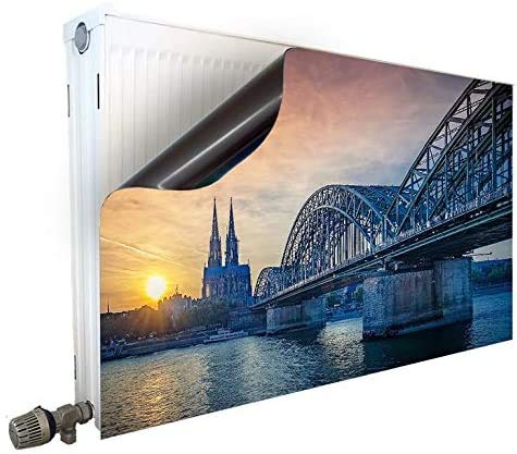 Smagnon Magnet Heizkörperverkleidung Heizkörperabdeckung Heizung Schutz Motiv Köln, Heizkörper Höhe:50 cm, Heizkörper Länge:100 cm von Smagnon