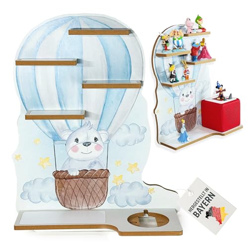 Smagnon Regal für die Toniebox und Tonie Figuren Motiv Ballon-Familie Kinderspielzeug (Hauptregal: Koalabär) von Smagnon