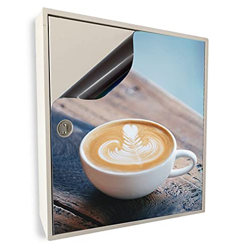 Smagnon Stromkasten Magnet Bild Deko Stromverteiler Sicherungskasten Motiv Cappuccino, Stromkasten Höhe:40 cm, Stromkasten Breite:32 cm von Smagnon