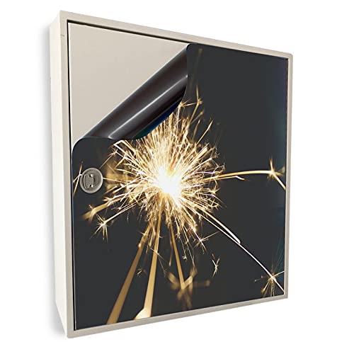 Smagnon Stromkasten Magnet Bild Deko Stromverteiler Sicherungskasten Motiv Feuerwerk, Stromkasten Höhe:30 cm, Stromkasten Breite:60 cm von Smagnon