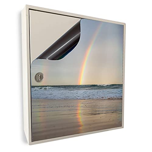 Smagnon Stromkasten Magnet Bild Deko Stromverteiler Sicherungskasten Motiv Regenbogen, Stromkasten Höhe:35 cm, Stromkasten Breite:30 cm von Smagnon