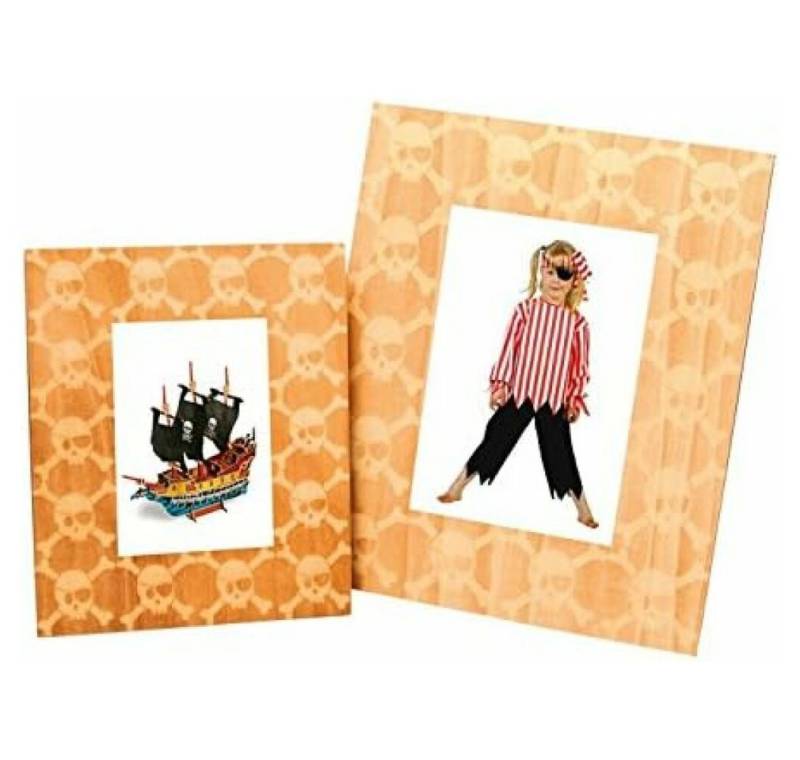 Small Foot Rahmen Legler au Hochwertiger Bilderrahmen Totenkopf aus Schichtholz 2er-Set von Small Foot