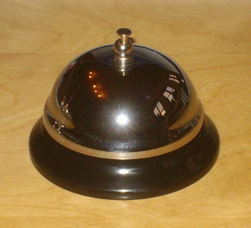 Small Foot Rezeptionsklingel Tischklingel Klingel Rezeption Schreibtisch Glocke Portier von Small Foot