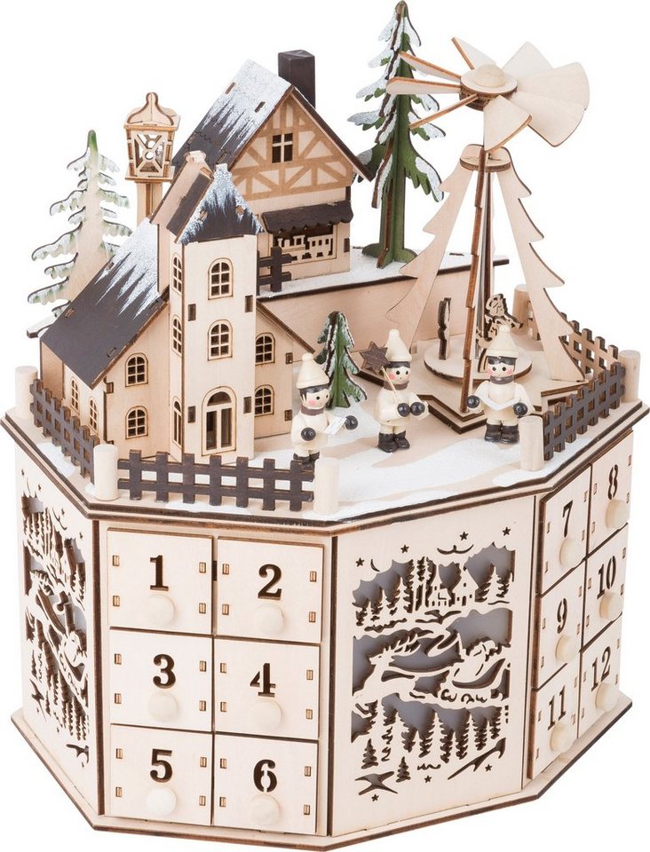 Small Foot befüllbarer Adventskalender Adventskalender mit Pyramide von Small Foot