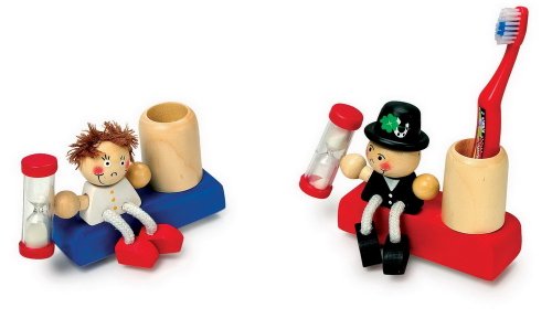 small Foot Design 7605 Zahnputzuhr Glückspaar, 2er Set von Small Foot