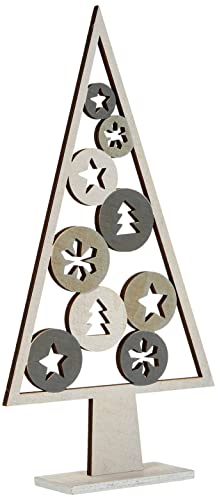 Small Foot Dekobaum „Weihnachtsmotiv“, 2er Set Weihnachtsdekoration, Holz, grau, 17 x 5 x 33 cm Small Foot Dekobaum „Weihnachtsmotiv“, 2er Set Weihnachtsdekoration, Holz, grau, 17 x 5 x 33 cm von Small Foot