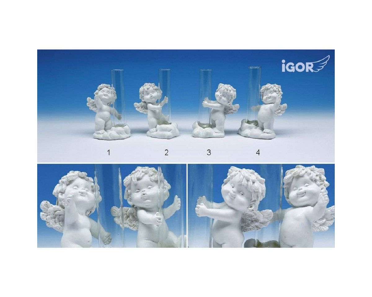 Small-Preis Engelfigur Glücksbringer Engel Igor mit Glasvase Small-Preis Engelfigur Glücksbringer Engel Igor mit Glasvase von Small-Preis
