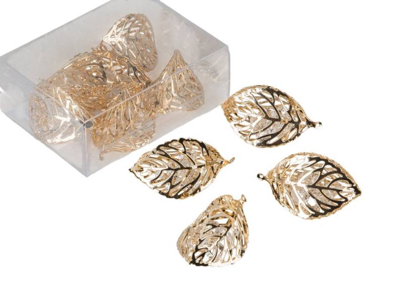 Small-Preis Streudeko 3D Tischdeko Deko zum Auslegen in der Vitrine Gold oder Silber 6er SET, (6er Packung 6-tlg), 3D Formen von Small-Preis