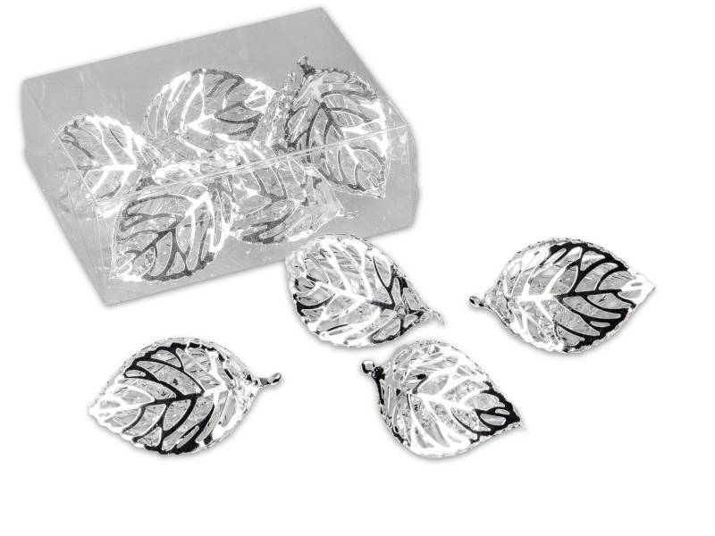 Small-Preis Streudeko 3D Tischdeko Deko zum Auslegen in der Vitrine Gold oder Silber 6er SET, (6er Packung 6-tlg), 3D Formen von Small-Preis