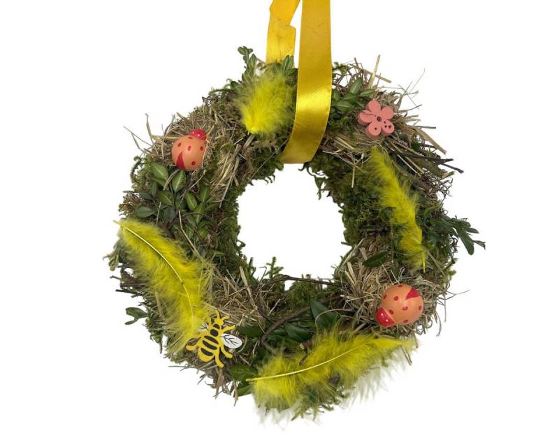 Small-Preis Tischkranz gebundener Kranz aus Naturmaterial Ø 25cm von Small-Preis
