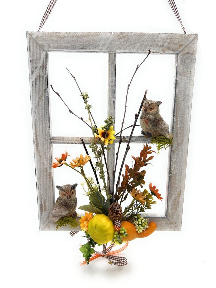 Small-Preis Wanddekoobjekt Dekofenster aus Holz mit herbstlichen Motiven Small-Preis Wanddekoobjekt Dekofenster aus Holz mit herbstlichen Motiven von Small-Preis