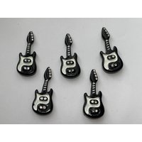 Set Von 5 Gitarren Magneten, Makeup Magnete, Kühlschrankmagnete, Schließfach Neuartige Magnete von SmallCreations4U