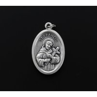 Medaille Des Heiligen Franz Von Assisi - Schutzpatron Der Tiere Made in Italy von SmallDevotionsSupply