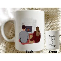 Personalisierte Norwich Terrier & Pärchen Tasse - Geschenk Für Norwichterrierbesitzer, Norwichterrier Eltern, Sie, Weihnachten von SmallLondonTownhouse