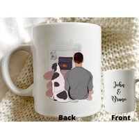 Personalisierter Junge & Zeiger Tasse - Hund Papa, Dad Geschenk, Tasse, Besitzer Weihnachten Geburtstag von SmallLondonTownhouse