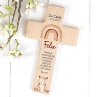 Holzkreuz Für Kinder Zur Taufe, Kommunion, Konfirmation, Personalisiertes Kreuz, Kinderkreuz, Taufkreuz Aus Holz Fuchs Bär Holzkreuz Für Kinder Zur Taufe, Kommunion, Konfirmation, Personalisiertes Kreuz, Kinderkreuz, Taufkreuz Aus Holz Fuchs Bär von SmallTreasuresDE