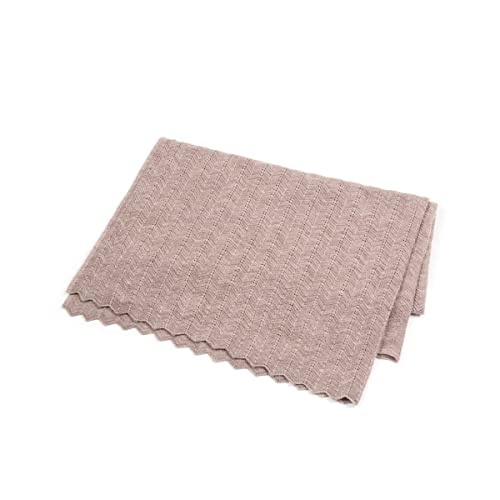 Smallstuff - Babydecke Fischgräten-Merinowolle - Soft Rose von Smallstuff