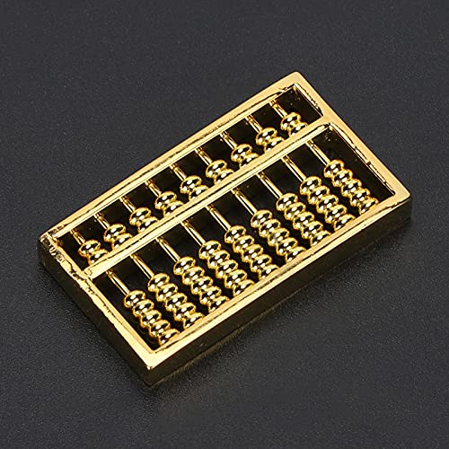 Smandy Niedliche Mini -Messingabakus mit Exquisiter Handwerkskunst, Vintage -Stildekor für und Erwachsene, Bedeutungsvoll für Mathematikbegeisterte von Smandy