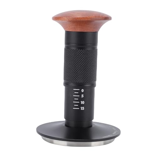 Smandy Walnuss Griff Kaffee-Manipulation, 58mm Edelstahl-Tamper mit Waage und Auto-Rebound für Home Coffee Shop Smandy Walnuss Griff Kaffee-Manipulation, 58mm Edelstahl-Tamper mit Waage und Auto-Rebound für Home Coffee Shop von Smandy