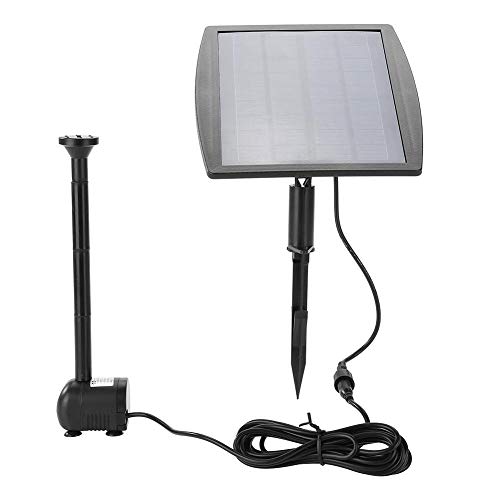 Solar Teichpumpe 5 Watt Solarmodul Solar Brunnen Waßerpumpe Bürstenlose Solarbrunnen Pumpe mit Solarpanel für Teich, Garten, Außen Wasserfall, Fontainenhöhe: 0,60m Solar Teichpumpe 5 Watt Solarmodul Solar Brunnen Waßerpumpe Bürstenlose Solarbrunnen Pumpe mit Solarpanel für Teich, Garten, Außen Wasserfall, Fontainenhöhe: 0,60m von Smandy
