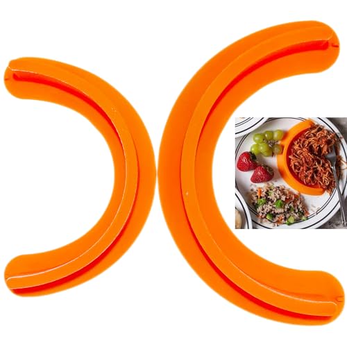 Smaoqingji Silikon Tellerteiler Speiseteller Trenner - 2er set, Orange, Lebensmitteltrenner, Ideal um Jedes Lebensmittel zu Unterscheiden und den Einzigartigen Geschmack der Speisen zu Genießen Smaoqingji Silikon Tellerteiler Speiseteller Trenner - 2er set, Orange, Lebensmitteltrenner, Ideal um Jedes Lebensmittel zu Unterscheiden und den Einzigartigen Geschmack der Speisen zu Genießen von Smaoqingji