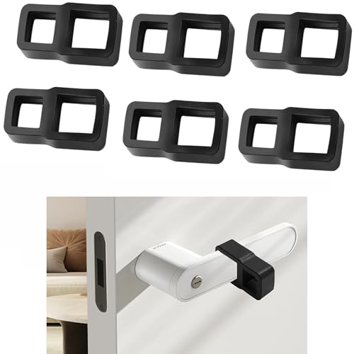 Smaoqingji Türstopper Klinke Türklinkenpuffer Türgriff Schutz - 6er Pack, Schwarz, Türklinken Stopper Door Schützs, Geeignet für Verwendung Sicherheitstüren, Schlafzimmertüren, Badezimmertüren usw Smaoqingji Türstopper Klinke Türklinkenpuffer Türgriff Schutz - 6er Pack, Schwarz, Türklinken Stopper Door Schützs, Geeignet für Verwendung Sicherheitstüren, Schlafzimmertüren, Badezimmertüren usw von Smaoqingji