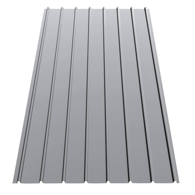 Smart Cover Solution Trapezblech H12 Stahl 200 x 91 x 0,04 cm Weißaluminium von Smart Cover Solution