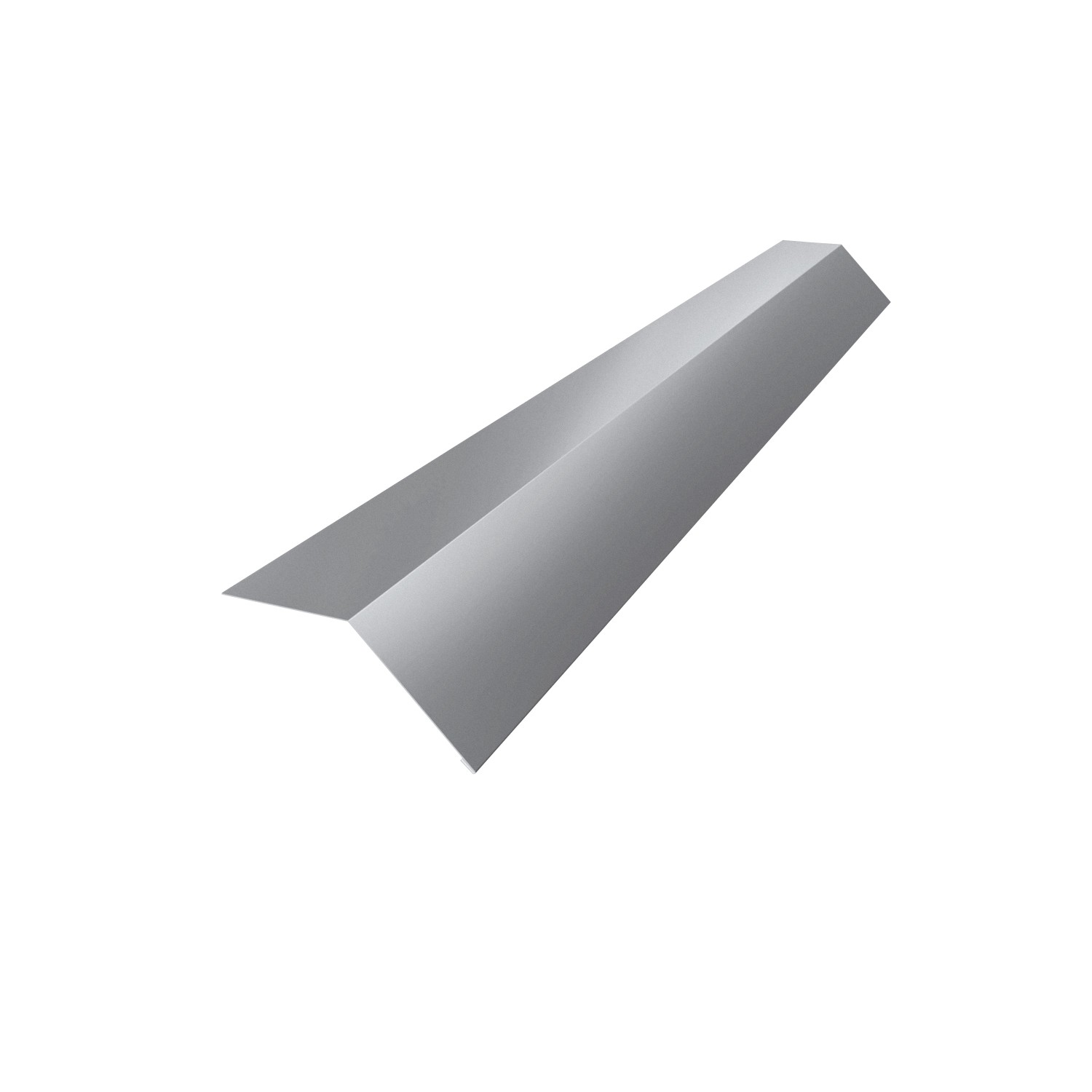 Smart Cover Solution Traufblech Stahl 4 cm x 3,5 cm x 100 cm Weißaluminium von Smart Cover Solution
