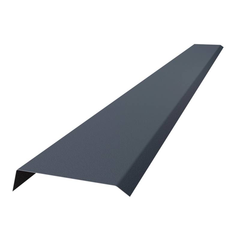 Smart Kappleiste Stahl 1,5 cm x 5,5 cm x 100 cm Anthrazitgrau von Smart Cover Solution