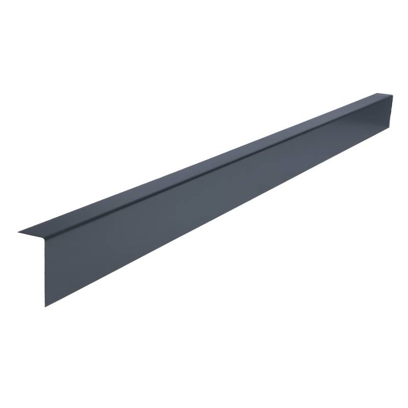 Smart L Profil Stahl 2 cm x 4 cm x 100 cm Anthrazitgrau von Smart Cover Solution