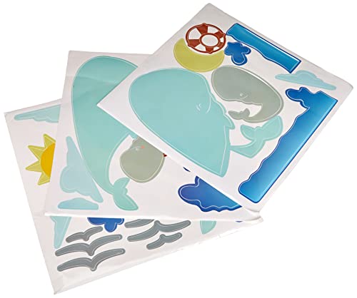 Smartdeco 30 Wandaufkleber, 1 Packung, A Whale Tale von Smart Deco