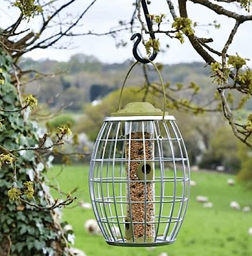 Smart Garden Kapelle Holz Ultra Eichhörnchen Beweis Schutz Wildvogel Futtersäule mit Aufhänger von Smart Garden