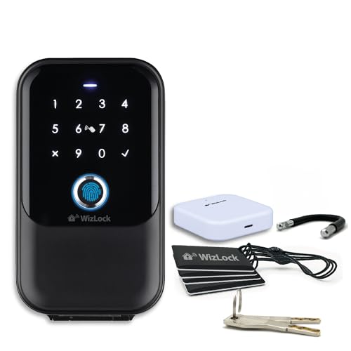 Smart Schlüsselbox - Internet über Tuya und bereitgestelltes Bluetooth/Wi-Fi 2.4 GHz-Gateway - Öffnung: Smartphone, Code, Fingerabdruck, RFID-Badges (4) + Notfallschlüssel (2) - IP65 von Smart-Home
