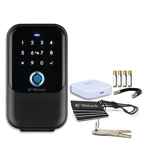 Smart Schlüsselbox - Internet über Tuya und bereitgestelltes Bluetooth/Wi-Fi 2.4 GHz-Gateway - Öffnung: Smartphone, Code, Fingerabdruck, RFID-Badges (4) + Notfallschlüssel (2) - IP65 von Smart-Home