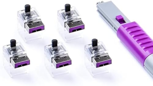 SmartKeeper ESSENTIAL / 5 x LAN Cable Locks mit 1 x Lock Key Basic / Lila SmartKeeper ESSENTIAL / 5 x LAN Cable Locks mit 1 x Lock Key Basic / Lila von Smart Keeper