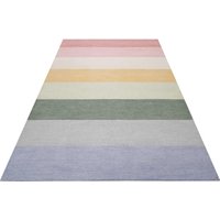 SMART KIDS Kinderteppich "Lio" rechteckig 1,2 mm Höhe handgetuftet aus Naturfasern, bunte pastellige Streifen, Kinderzimmer SMART KIDS Kinderteppich "Lio" rechteckig 1,2 mm Höhe handgetuftet aus Naturfasern, bunte pastellige Streifen, Kinderzimmer von Smart Kids