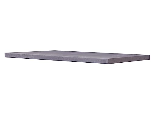 Smart Möbel Arbeitsplatte 220 x 60 x 3,8 cm Beton-Grau Dekor Beton-Optik von Smart Möbel