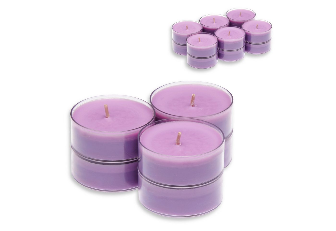 Smart-Planet Teelicht 12er Set XXL Duft Kerzen- Vanille-Lavendel - 8 Std Brenndauer Smart-Planet Teelicht 12er Set XXL Duft Kerzen- Vanille-Lavendel - 8 Std Brenndauer von Smart-Planet